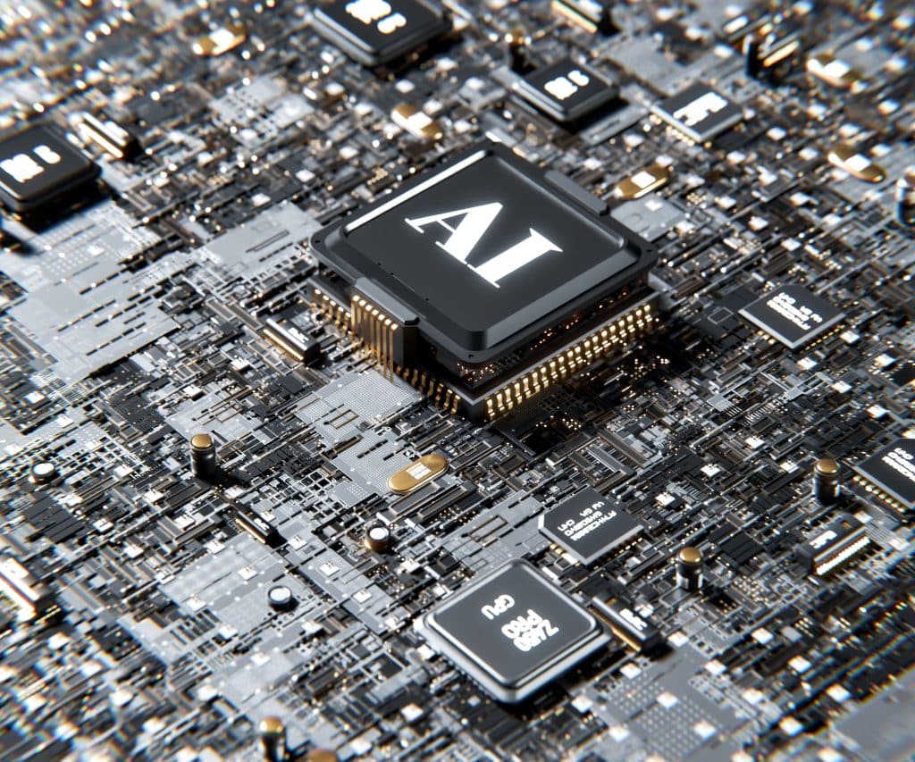 Considering Artificial Intelligence - What Does It Mean For Data Protection? 1 A button in the middle of a computer board states AI for artificial intelligence